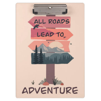 Outdoor Travel Journal Clipboard