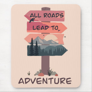 Outdoor travel mousepad