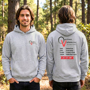 Outdoor Visions Logo Back Info Hoodie
