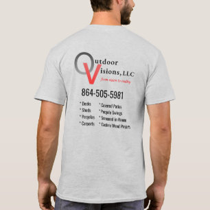 Outdoor Visions Logo Back Info T-Shirt