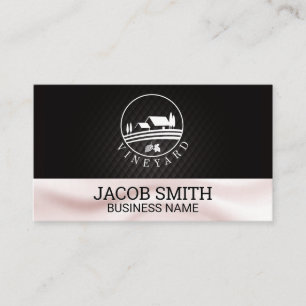 Outdoor Wine Silk Drapery Background Business Card