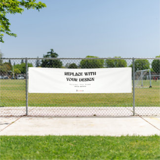 Outdoor with Metal Grommets 2.5' x 10' Vinyl Banner