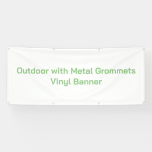 Outdoor with Metal Grommets 2.5' x 6' Vinyl Banner