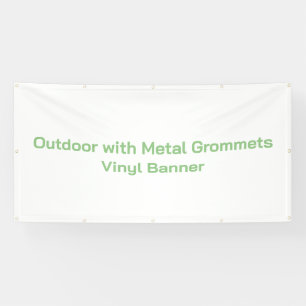 Outdoor with Metal Grommets 4' x 8' Vinyl Banner