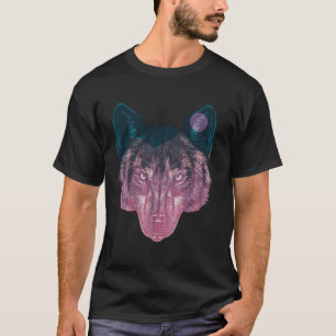 Outdoor Wolf Forest Hunting Camping Hiking Nature T-Shirt