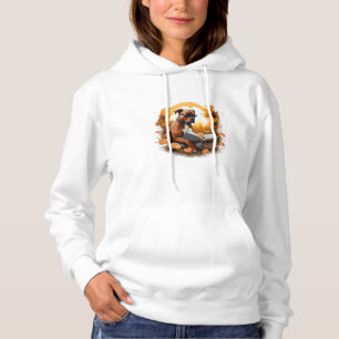 Outdoors American Staffordshire Terrier Dog Readin Hoodie