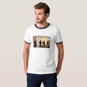 Outdoors Camping Men's Ringer T-Shirt