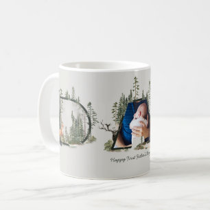 Outdoors DAD Forest Letters Photo 1st Father's Day Coffee Mug
