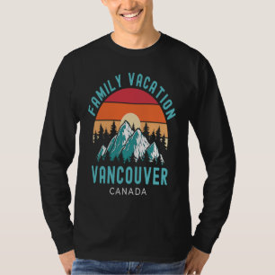 Outdoors Explore Mountains Family Vacation Canada  T-Shirt