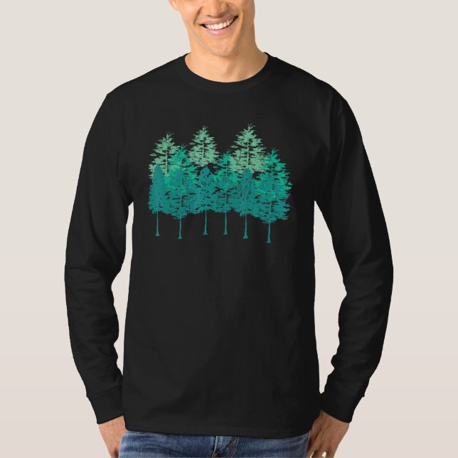 Outdoors Forest Trees Wildlife Nature Forest T-Shirt (Front)