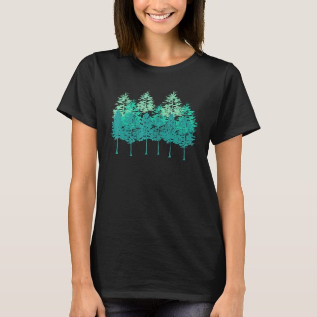 Outdoors Forest Trees Wildlife Nature Forest T-Shirt (Front)