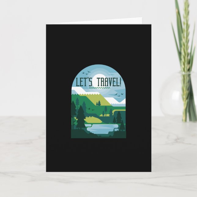Outdoors Travel Card (Front)