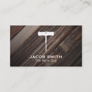 Outdoors Wine Business Card
