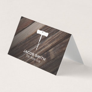 Outdoors Wine Business Card