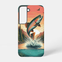 Outdoorsman trout nature