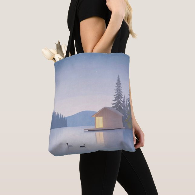 OutdoorsTime Large Tote Bag (Close Up)