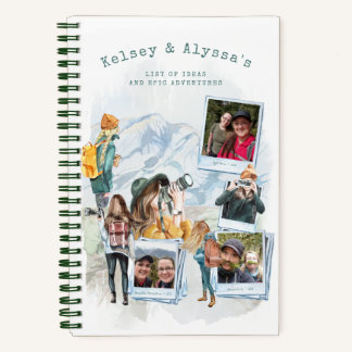 Outdoorsy Girls | Adventure Photos Spiral Notebook