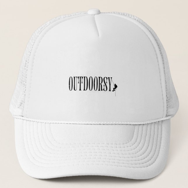 Outdoorsy Trucker Hat (Front)