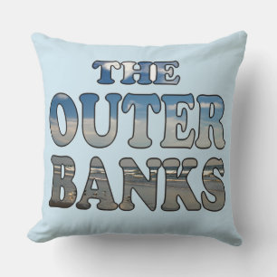  Outer Banks Beach Text  Cushion
