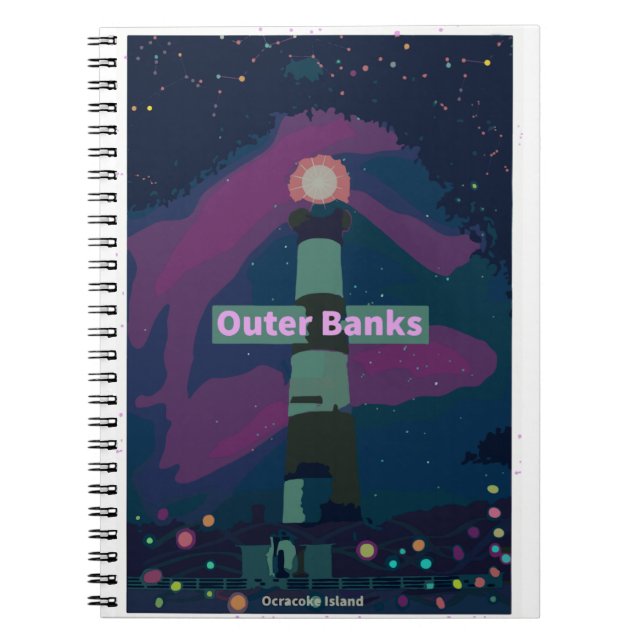 Outer Banks - Bodie Island. Notebook (Front)