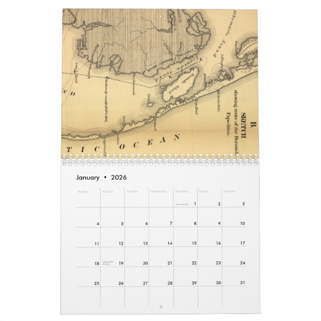 Outer Banks Calendar (Jan 2026)