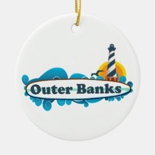 Outer Banks. Ceramic Tree Decoration