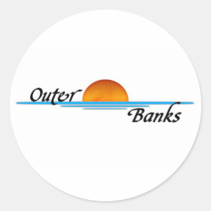 Outer Banks Classic Round Sticker