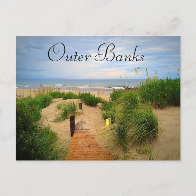 Outer Banks Dunes Postcard (Front)