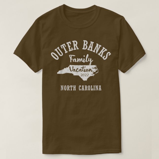 OUTER BANKS FAMILY VACATION 2022 OBX FAMILY VACATI T-Shirt (Design Front)