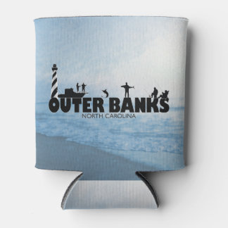 Outer Banks "Fishing" Can Cooler