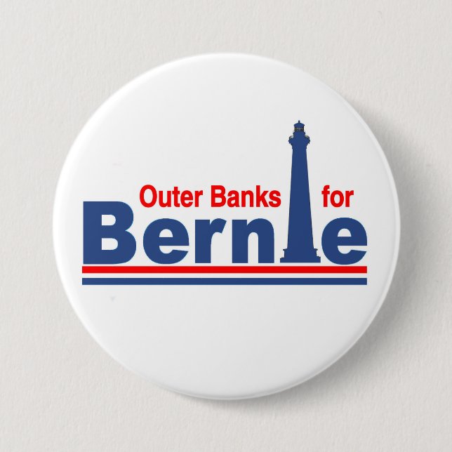 Outer Banks for Bernie 7.5 Cm Round Badge (Front)