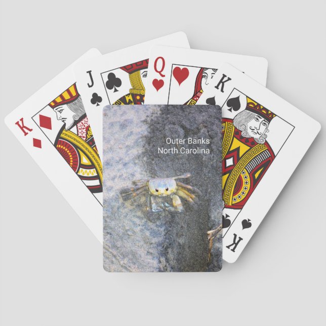 Outer Banks Ghost Crab Playing Cards (Back)