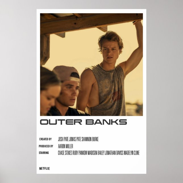 Outer Banks Minimal Design Poster (Front)