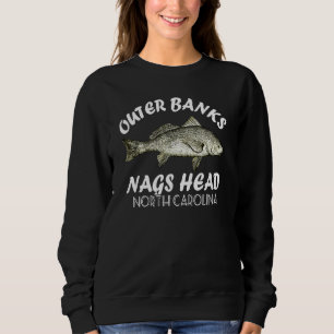 Outer Banks Nags Head Nc Striped Bass Sweatshirt