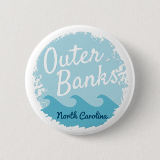 Outer Banks North Carolina 6 Cm Round Badge