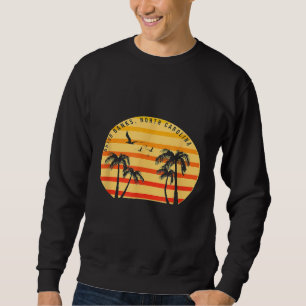 Outer Banks North Carolina Palms Vacation Trip Sur Sweatshirt