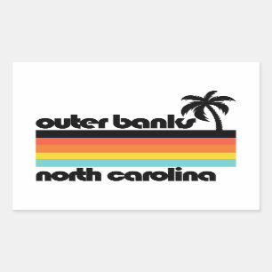 Outer Banks North Carolina Rectangular Sticker