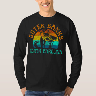 Outer Banks North Carolina  Surf Beach Surfer Obx  T-Shirt