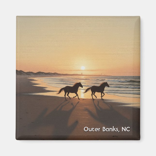 Outer Banks North Carolina Travel Magnet (Front)