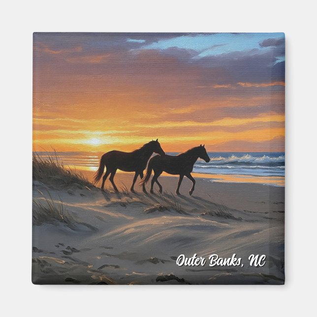 Outer Banks North Carolina Travel Magnet (Front)