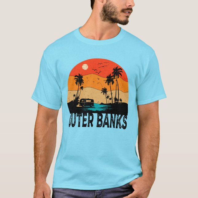 Outer Banks North Carolina Vintage T-Shirt (Front)
