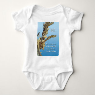 Outer Banks North Carolina Wild Oats Baby Bodysuit