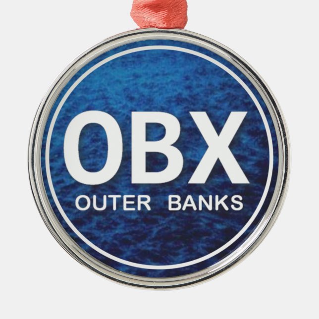 Outer Banks OBX Christmas Ornament (Front)