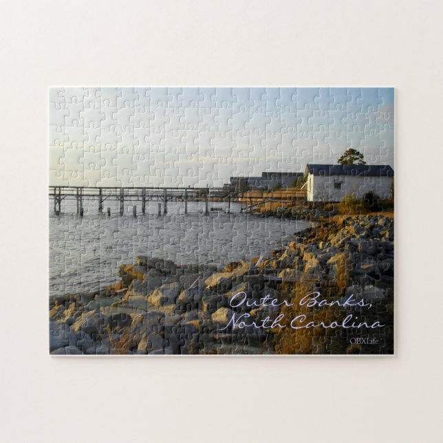 Outer Banks Puzzle, Sound Side Jigsaw Puzzle (Horizontal)