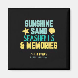 Outer Banks Shirt Family Vacation Seashell Lovers Magnet