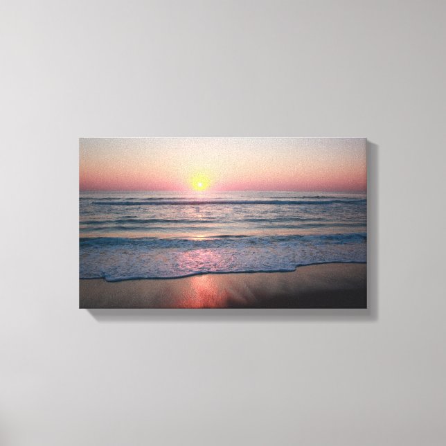 Outer Banks Sunrise Canvas Print (Front)
