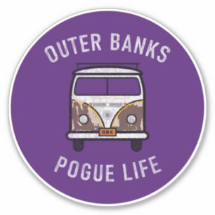 Outer Banks Van Pogue Life OBX Vintage (Purple)