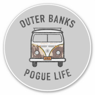 Outer Banks Van Pogue Life OBX Vintage (Silver)