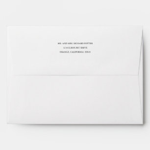 Outer Envelope for Wedding Invitation