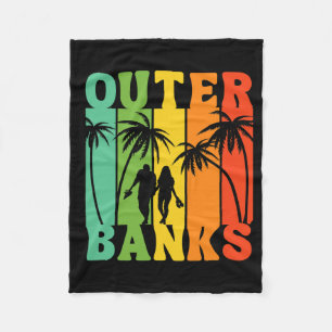 Outer Nks Shirts Vintage 80s Obx North Carolina Gi Fleece Blanket